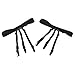 Jelinda Mens Dress Shirt Stays Leg Thigh Suspender Garters Keep Shirt Tucked in with Non-slip Locking Clamps
