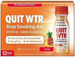 Safe Stop Smoking Shot/Smoking Cessation Supplement to Help Curb Cravings & Overcome The Urge to Smoke Fast (Fruit, 12 Day Detox)