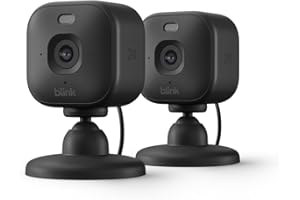 Blink Mini 2K+ (newest model) – Plug-in Home & Pet Security Camera with 2K video resolution, colour night vision, enhanced au