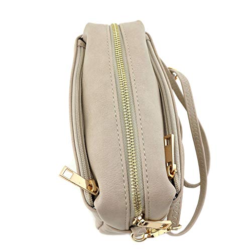 3 Small+Triple+Crossbody+Beige+Brick