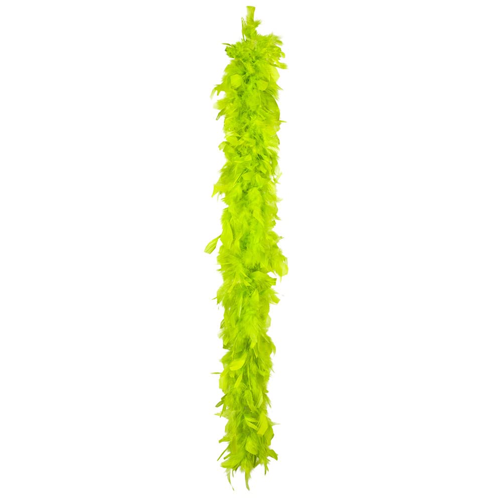 Boland 52710 – Feather Boa, 180 cm, Lime Green