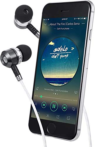 sephia SP3060 Earbuds, Wired in-Ear Headphones with Tangle-Free Cord, Noise Isolating, Bass Driven Sound, Metal… - Image 2
