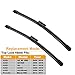 2 factory style wiper blade for Audi A4 S4 Q5 SQ5 Q3 A5 S5 RS5 2009-2018 Replacement Wiper Blade Set - 24