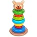 Rainbow Ring Wooden Stacker Toddler & Baby Toy By Zig Zag Kid