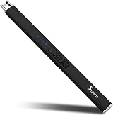 SUPRUS Electric Lighter Arc Windproof USB Rechargeable with Safety Lock Black view 1