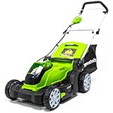 Greenworks 17-Inch 40V Cordless Lawn Mower, Battery Not Included MO40B01