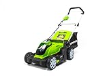 Greenworks 17-Inch 40V Cordless Lawn Mower, Battery Not Included MO40B01