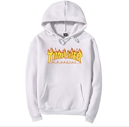 DKSM Thrasher Logo men's Fleele Hoodies Cotton Women's long sleeve Clothing