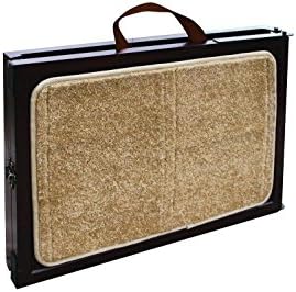 Folding Deluxe Wood Pet Carpeted Ramp Bi-fold design