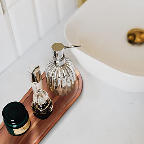 Bathroom Long Vanity Trays, 1-Pc, Wooden Toilet Tank Storage Tray, Farmhouse Wood Tray Kitchen ...