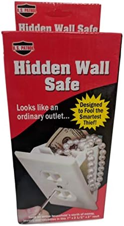 US Patrol Hidden Wall Secure Secret Stash Electrical Plug