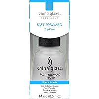 China Glaze Fast Forward Top Coat Nail Polish, 0.5 Ounce