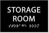 Storage Room Sign - ADA compliant sign. 6