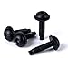 Xprite Set of 4 OEM-Style Extra Long M8 Torx Screws Bolts for LED Light Brackets on Pillars, Windshield Frame, Hinges, Hard Full Doors, Hard Door Hinges, Half Doors, 2007-2018 Jeep Wrangler JK