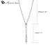 Aurora Tears Y Lariat Necklace Women Crystal Choker Necklaces Girls Chunky Statement Necklace Cubic Zirconia Bib Jewelry DP0016W
