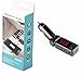 TUPELO Bluetooth FM Transmitter, In-Car Bluetooth Receiver, FM Radio Stereo Adapter, Car MP3 Player with Bluetooth Handsfree Calling and Dual USB Port