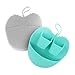 INNERNEED Manual Silicone Face Brush Facial Scrubber Pads for Cleansing, Exfoliating, Anti-Aging Face Massage, Handheld for Sensitive and All Kinds of Skin (Pack of 2)