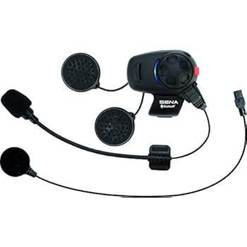 Sena (SMH5-UNIV) Bluetooth Headset and Intercom for Scooters/Motorcycles with Universal Microphone Kit