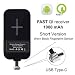 [Short Version] Type C Wireless Charging Receiver, Nillkin Magic Tag USB C Qi Wireless Charger Receiver Chip for Google Pixe/2/3a/Nexus 6P and Other USB-C Phones primary