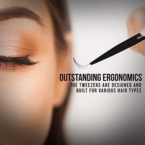 Nylea 9pcs Precision Tweezers & Nail Clippers Set [Stainless Steel] Pedicure Scissors, Toenails Cuticle Cutter Clipper Fingernails Grooming Kit for Men & Women Eyebrows Facial Hair [Free Leather Case] - Thumbnail 4