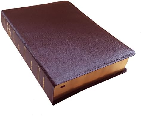 ESV - Burgundy Bonded Leather - Regular Size - Indexed - Thompson Chain Reference Bible (021093) Leather Bound – April 14, 2017