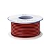 CBAZY 28AWG 2pin RED Black Wire Hardwire 28ga Hook up Wire Cable Extension Cable 2 Wire 300V 15 Meters /49.2ft Red+Black Total 30m