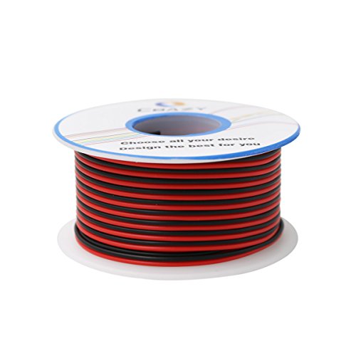 CBAZY™ 20AWG 2pin RED Black wire Hardwire 20ga Hook up Wire Cable Extension Cable 2 Wire 300V 8 Meter /26.2ft - Thumbnail 5