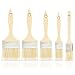 Hiltex 00308 Brush Paint Stain Varnish Set with Wood Handles, 5-Piece primary