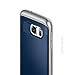 Galaxy S7 Case, Caseology [Wavelength Series] Slim Dual Layer Protective Textured Grip Corner Cushion Design for Samsung Galaxy S7 (2016) - Navy Blue/Silver