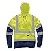 Forever Mens Dickies Hi Viz Hoodie Hooded Sweatshirt High Visibility Workwear Jacket