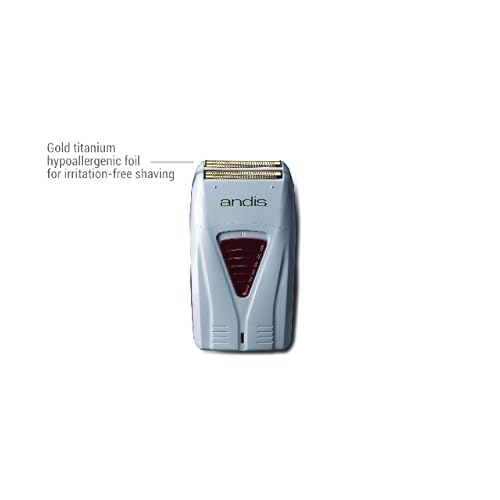 andis 17150 profoil lithium titanium foil cordless shaver