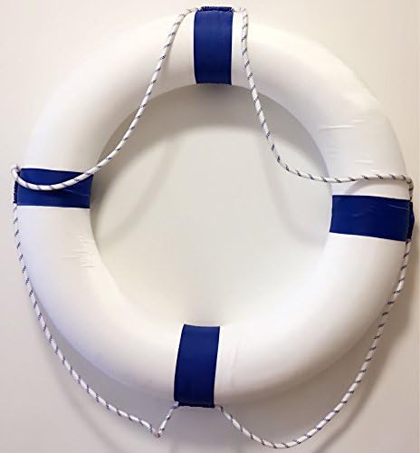 CHIHAO Swim Foam Ring Buoy Swimming Pool Safety Life Preserver /Swiming ring boat adult/Life-saving equipment/Swimming in the Mediterranean（72cm diameter ） (blue)