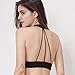Wink Gal Women's Halter Bra Full Cover Racerback Floral Lace Bralette Cropped Tops
