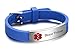 JF.JEWELRY Medical Alert Bracelets for Women, Blood Thinner Bracelets for Women, Pre-engraved Medical ID Bracelets, Waterproof Silicone Medical Bracelet - Blue