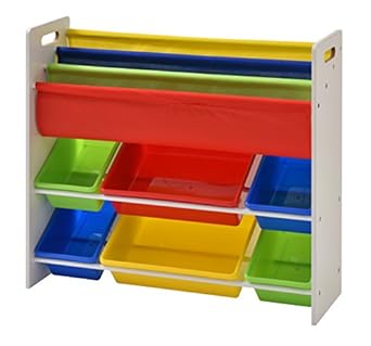 sesame street book and toy organizer