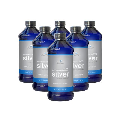 Activz Silver 6 - 16 oz Liquid (12PPM) Pack