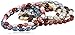 Amazon Collection Dyed Fall Tones Freshwater Cultured Pearl Stretch Bracelet Set, Set of Seven