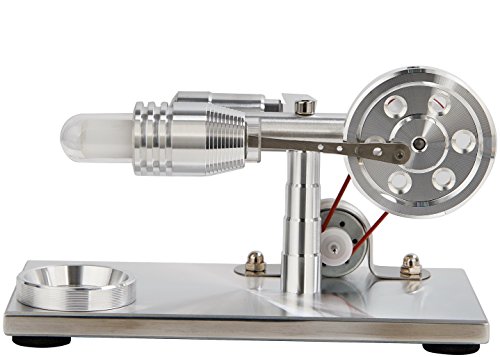 Sunnytech Hot Air Stirling Engine Model Education Toy Electricity Power Model SC004