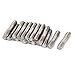 uxcell M8x40mm 304 Stainless Steel Double End Thread Stud Teeth Rod Silver Tone 20pcs