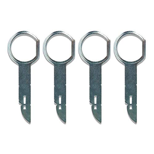 Boxiti Radio Removal Tool kit for Porsche, Volkswagen, Audi and Mercedes Vehicles (4 Keys Pack) - Thumbnail 2