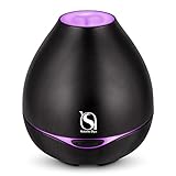 Natalie Styx 300ML Cool Mist Diffuser Ultrasonic Aromatherapy Diffuser with 7 Colors Light Adjustable Mist for Home Office