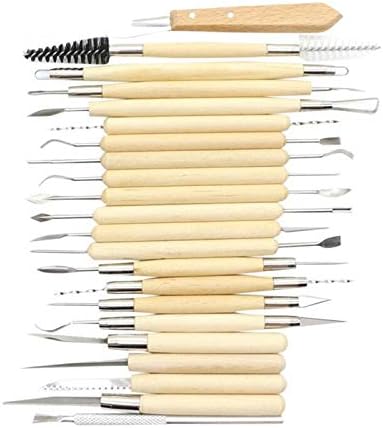 Amazon Com Kit Model 22pcs Pro Polymer Clay Sculpting Set Diy