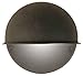 Moonrays 95732 Low Voltage Outdoor wall mounted Sconce Light, With Round Metal Surface, 7 Watts, Constructed From Durable Diecast metal With Black Finish