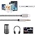(Apple MFI Certified) Aux Cord for iPhone Xs XR X 8 7 Plus, Lightning to 3.5 mm Headphone Jack Adapter Aux Cable for Car Speaker Support iOS 11 12 (3-in-1)