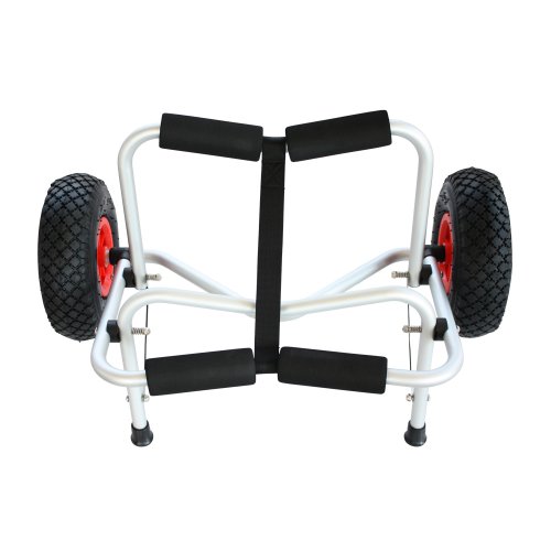 New Deluxe Kayak Canoe Dolly Trailer Trolley Marine Boat Transport ...