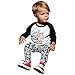 FEITONG 2017 Infant Baby Boy's T-Shirt +Geometric Print Pants