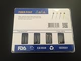 Fiber Post AAAA Dental High-intensity Straight Pile Quartz Fiber Resin Post 20pcs & 4 Drills