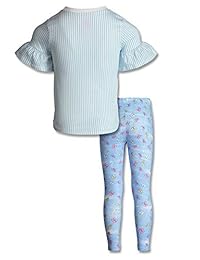 Disney Fancy Nancy - Juego de camiseta de manga corta y leggings