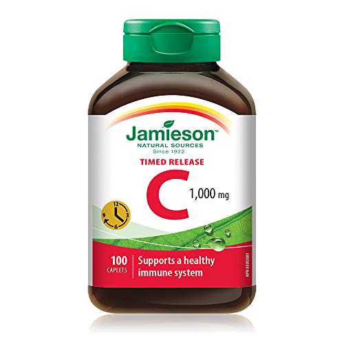 Jamieson Vitamin C 1,000 mg Timed Release Caplets Foods for healthy
