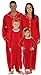 SleepytimePjs Family Matching Holiday Red Stretch Pajamas PJs Sets for Family